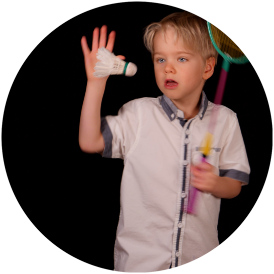 badminton slå till badmintonboll